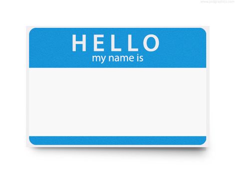 Hello my name is Blue Clipart, Blue Stickers, Desk Name Tags, Name Tag Templates, Name Tag Design, Web Design Quotes, Badge Icon, Blue Names, Badge Template