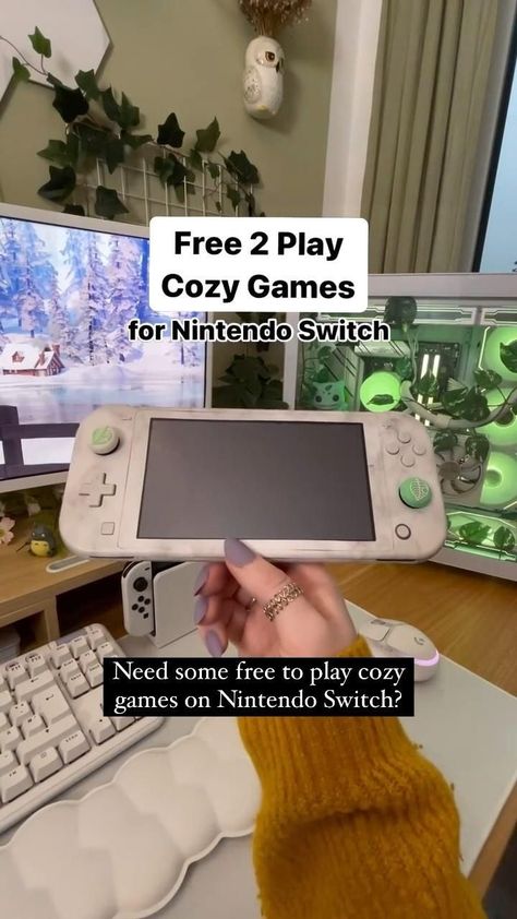 Need some free to play cozy games for Nintendo Switch? 👀💗 💗 Palia 💗 Lego Fortnite 💗 Sky Children of the Light 💗 Pokémon Cafe ReMix #Cozygames #cozygamingcommunity #cozygaming #cozygamer #nintendoswitch #gaming #videogames