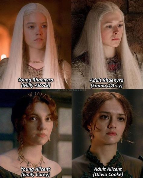 House of The Dragon's Queen Rhaenyra on Instagram: "The casting is amazing 🤩 Did you know that Emma D’Arcy (adult Rhaenyra) and Olivia Cooke (adult Alicent) were cast before their young counter parts?" Forest Elf Aesthetic, Game Of Thrones Outfits, Queen Rhaenyra, Billie Eilish Outfits, Game Of Thrones Artwork, Olivia Cooke, Got Game Of Thrones, Game Of Thrones Funny, Targaryen Aesthetic