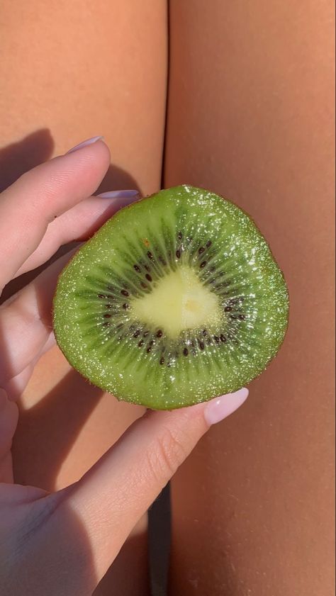 Kiwi Aesthetic Wallpaper, Kiwi Aesthetic Fruit, Kiwi Aesthetic, Tiktok Hooks, Food For Acne, Acne Diet, Summer Tan, Celery Juice, Forbidden Fruit