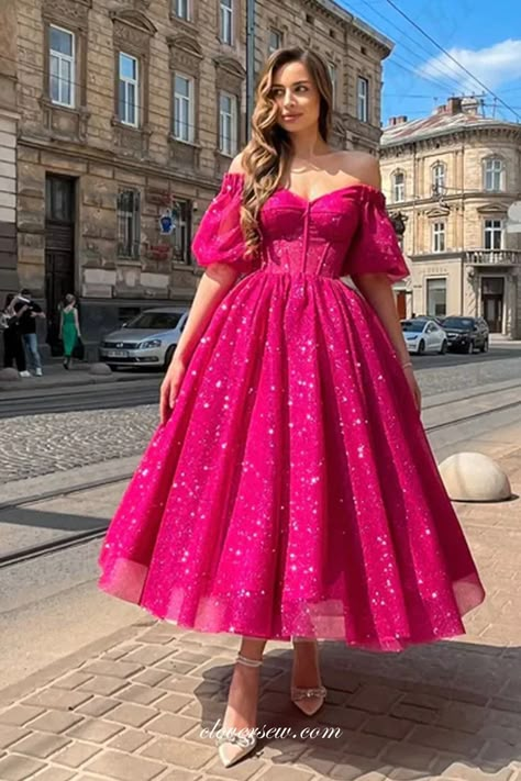 Dress Shiny Prom Dresses, Extra Heels, Fabric Glitter, Quick Crafts, Fairytale Dress, فستان سهرة, Glam Dresses, Looks Chic, Color Charts