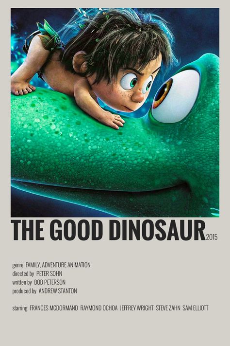 The Good Dinosaur Movie Poster, A Good Dinosaur, The Good Dinosaur Poster, Movie Posters Animation, Minimalist Movie Posters Disney, Animated Movies Poster, Wall E Poster, Disney Movies Posters, Cartoon Movie Poster