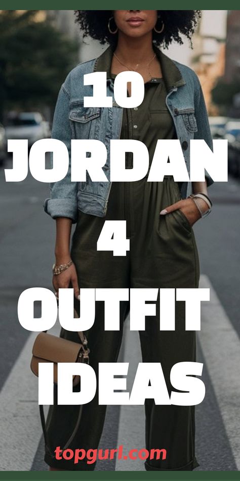 Jordan 4 Outfit Ideas: How to Rock Your Sneaker Game Jordan Sneakers For Ladies, Pink Air Jordans Outfit Ideas, Jordan 4 White And Gold Outfit, Streetwear Fashion With Jordans, Grey Sneakers Outfit Women Casual, How To Style Jordan 3 Women, Women Outfits With Jordans, Black Jordans Outfit Women, Jordans And Skirts Outfits