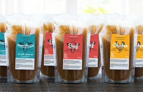 Store bought bone broth? Just a couple of years ago the only way to consume the nourishing concoction some call the "elixir of life" was to make it yourself. Today there is a dizzying array of options... Broth Packaging, Bone Broth Cleanse, Broth Cleanse, Collagen Packaging, What Is Bone Broth, Bone Broth Collagen, Slot Pragmatic Play, Natural Dog Food, Broth Recipes