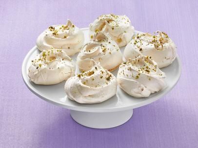 Meringues Recipe, Mini Tart Shells, Pistachio Recipes, Meringue Recipe, Mini Tart, Food Network Magazine, Meringue Cookies, Pavlova, Food Network