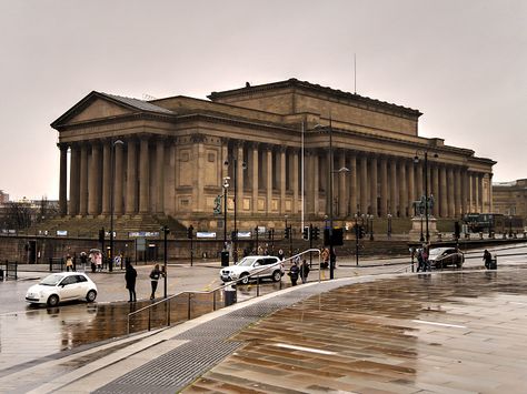 Liverpool St George's Hall Liverpool Aesthetic, Neo Classicism, Neo Classical Architecture, Liverpool Skyline, St Georges Hall, Men Lifestyle, Scotland History, University Of Liverpool, Liverpool History