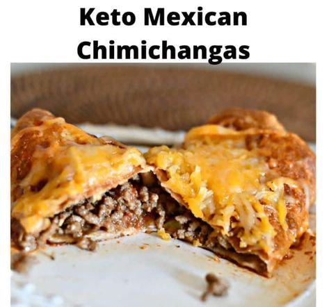 Keto Mexican Chimichangas Chimichanga Beef, Tortillas Keto, Soft Flour Tortillas, Wheat Tortillas, Keto Bagels, Low Carb Mexican, Keto Cheese, Low Carb Tortillas, Keto Recipes Dinner