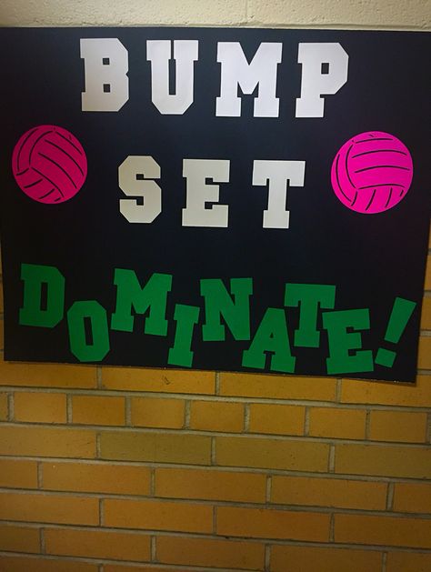 Volleyball Support Posters, School Spirit Posters Volleyball, Volleyball Spirit Posters, Volleyball Poster Ideas High School, Funny Volleyball Posters, Volleyball Poster Ideas For Games, Vball Posters, Volleyball Signs Posters High Schools, Volleyball Signs Posters