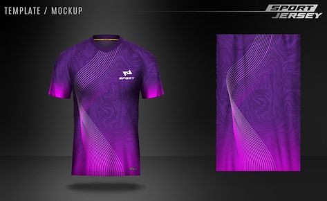 Vector jersey sport purple white | Premium Vector #Freepik #vector #jersey-mockup #football-uniform #soccer-uniform #badminton-jersey Purple Jersey Design, Badminton Jersey, Arch Drawing, Purple Color Combinations, Jersey Mockup, Purple Jersey, Uniform Ideas, Cool Shirt Designs, Football Uniform