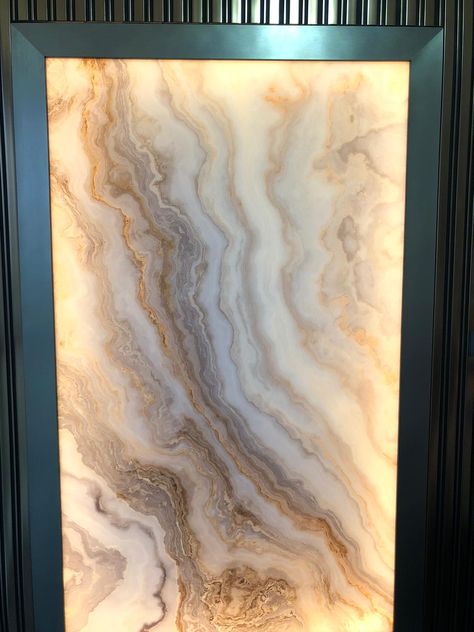 Backlit Marble Wall, Backlit Onyx Wall, Lobby Designs, Absolut Elyx, 3d Wall Panels, Marble Art, Marble Wall, Faux Marble, New Home Designs