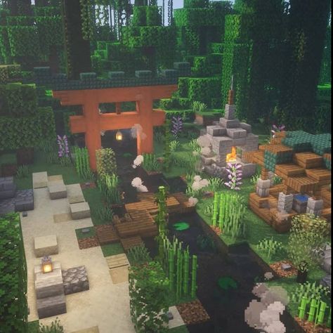 @minecraftdecoration.daily on Instagram: “A zen garden!! 🤩🧐 Support the link in my bio and watch my new YouTube Tutorial! Credits: @extraarbuilds” Minecraft Exterior, Garden Minecraft, Minecraft Landscape, Minecraft Japanese, Minecraft Garden, Minecraft Things, Zen Garden Design, Minecraft House Tutorials, Japanese Zen Garden