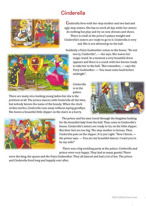 Cinderella Cinderella Story For Kids, Cute Bedtime Stories, Cinderella Story Book, Good Moral Stories, English Story Books, English Moral Stories, Simple Poems, Short Moral Stories, Shape Chart