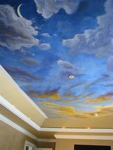 The 25+ best ideas about Cloud Ceiling on Pinterest ... Bedroom Ceiling Mural, Swedish Forest, Ceiling Mural, Cloud Ceiling, Sky Ceiling, Ceiling Painting, Ceiling Murals, Ceiling Art, Wallpaper Ceiling