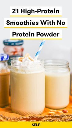 Protein For Breakfast, High Protein Smoothie Recipes, High Protein Smoothies, Protein Smoothies, Protein Shake Smoothie, Protein Smoothie Recipes, Protein Powders, Artificial Sweeteners, Protein Shake Recipes