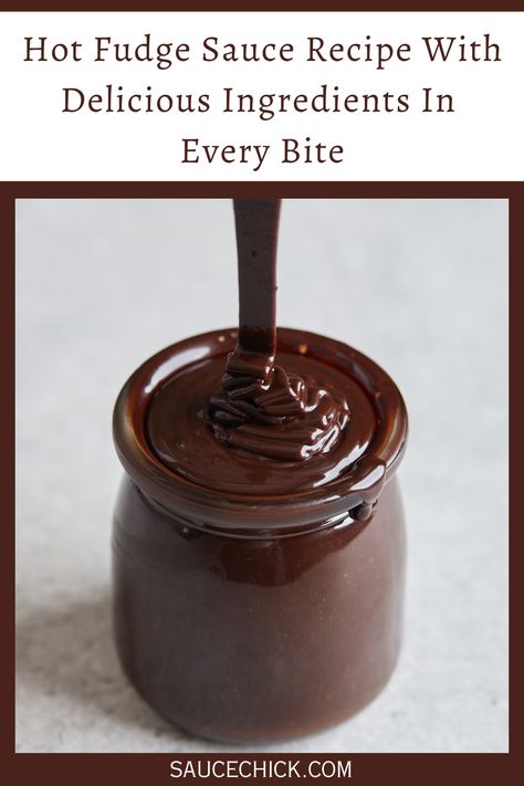 Hot Fudge Sauce Recipe Recipe For Hot Fudge Sauce, Hot Fudge Recipe, Fudge With Condensed Milk, Hot Fudge Sauce Recipe, Homemade Hot Fudge Sauce, Fudge Sauce Recipe, Hot Fudge Topping, Homemade Hot Fudge, Hot Fudge Sauce