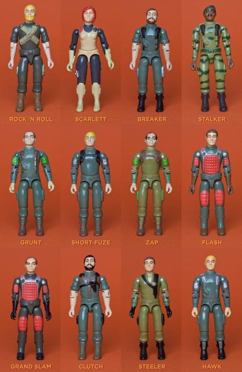 GI Joe OG13 - actionfigureinsider.com Gi Joe Action Figures, Toys In The Attic, 1980s Toys, Cobra Commander, Childhood Toys, American Heroes, Toy Soldiers, Retro Toys, Classic Toys