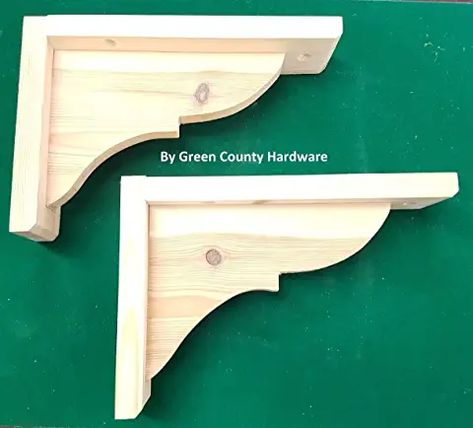 Shutter Shelf, Wooden Shelf Brackets, Diy Shelf Brackets, Wood Shelf Brackets, Decorative Shelf Brackets, Pine Shelves, Wooden Brackets, Decoupage Tray, Shelf Furniture