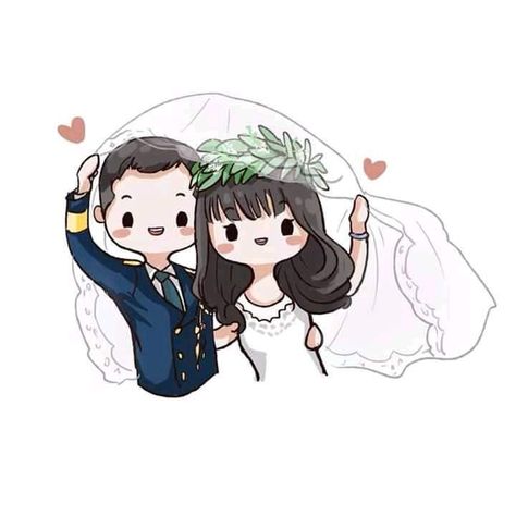 Wedding Cartoon Illustration, Wedding Drawing Couple, Character Drawing Cartoon, Cartoon Character Drawing, Wedding Cartoon, Wedding Drawing, Cute Bunny Cartoon, Cute Love Memes, Abstract Face Art