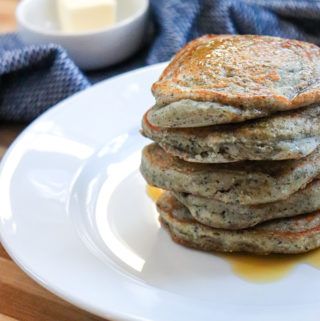 Blue Corn Pancakes Recipe, Blue Cornmeal Pancakes, Corn Pancakes Recipe, Blue Corn Pancakes, Blue Cornmeal, Breakfast Pancakes Recipe, Cornmeal Pancakes, Mexican Blue, Corn Pancakes