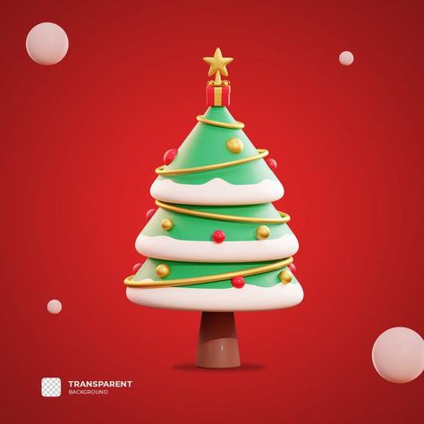 Pino de navidad 3d con fondo transparent... | Premium Psd #Freepik #psd #fondo #banner #flyer #navidad Christmas Pine Tree, Holiday Graphics, 3d Christmas Tree, Christmas Red Truck, Christmas Props, Red Gift Box, Christmas 3d, Christmas Banner, Communication Networks