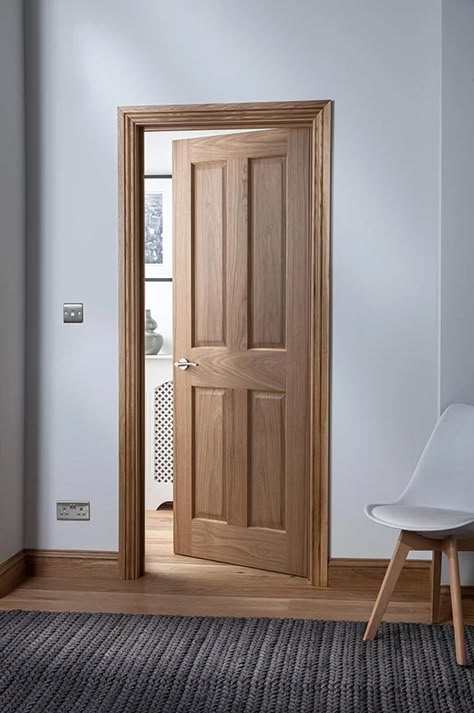 Internal Doors Modern, Oak Interior Doors, Internal Oak Doors, Oak Interior, Veneer Door, Stylish Doors, Pine Doors, Wooden Doors Interior, Doors And Floors