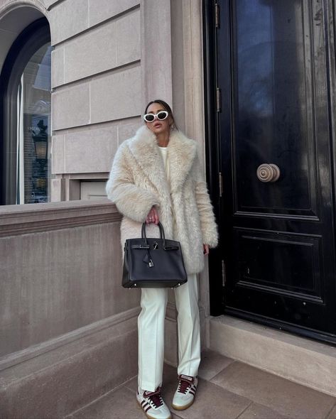 Look We Love: Faux Fur Coats Faux Fur Coat Outfit, Faux Fur Jacket Outfit, Faux Fur Coats Outfit, Fur Jacket Outfit, The Round Up, Fur Outfit, Fur Coat Outfit, Long Faux Fur Coat, Fur Jackets