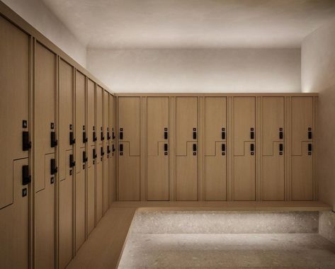 The spa-like locker rooms of the Savoy Club take this luxurious amenity space in the GM Building to the next level. We implemented high-end… | Instagram High End Gym, Luxury Changing Room, Spa Lockers, Gym Changing Room Design, Luxury Spa Changing Rooms, Shower Locker Room, Womens Locker Room, Spa Locker Room, Changing Room Gym Interior Design