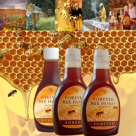 Forever Bee Honey, Flp Products, Honey Benefits, Forever Aloe, Bee Honey, Forever Living, Forever Living Products, Ketchup Bottle, Rosé Wine Bottle