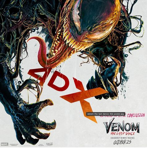 New TV Spots and 10 Posters for VENOM: THE LAST DANCE Debut — GeekTyrant Jedi Powers, Retro Trailer, Venom Movie, The Last Dance, Star Wars Celebration, New Tv, Marvel Posters, Adventure Movies, Last Dance