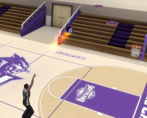 Sims 4 Basketball Cc, Sims School, Mods Sims 4, Wildcats Basketball, Cc Folder, Cc Furniture, Maxi Design, Tumblr Sims 4, Play Sims