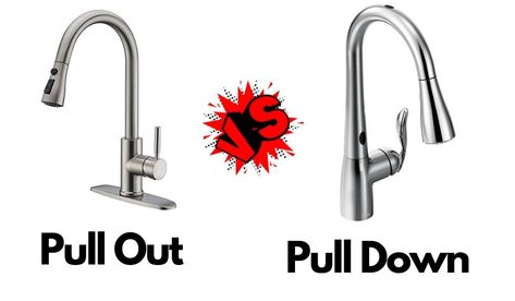 Pull Down VS Pull Out Kitchen Faucets : Easy to Picks - Kitchen Faucet Blog Pull Down Bathroom Faucet, Best Kitchen Faucets Pull Down, Brass Pull Down Kitchen Faucet, Unlacquered Brass Kitchen Faucet Pull Down, Kitchen Faucets Pull Down, Pull Out Kitchen Faucet, Pull Out Faucet, Small Sink, Kitchen Faucets