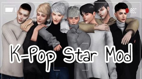 K-Pop Star Mod | Patreon Guys Night, 2000s Clothes, Going Solo, K Pop Star, The Sims4, Sims 4 Custom Content, Social Interaction, Sims 4 Mods, Social Events