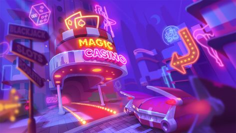 ArtStation - Game loading screen, interface, Edgar Y. Game Loading Screen, Game Loading, Circus Game, Loading Screen, Future Games, Casual Art, New Retro Wave, Splash Screen, City Background