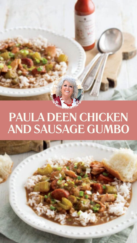 Paula Deen Chicken And Sausage Gumbo Paula Deen Gumbo Recipe, Turkey And Sausage Gumbo, Chicken Sausage Gumbo Louisiana, Chicken And Sausage Gumbo Crockpot, Gumbo Recipe Chicken And Sausage, Paula Deen Gumbo, Chicken Sausage Gumbo Recipe, Paula Deen Chicken, Sausage And Chicken Gumbo