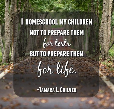 Quote- I homeschool my children not to prepare them for tests but to prepare them for life. #homeschoolquotes Homeschool Encouragement Quotes, Homeschool Humor, Homeschool Quotes, Barbie Quotes, Homeschool Education, Homeschool Inspiration, Homeschool Encouragement, Homeschool Learning, Homeschool Life