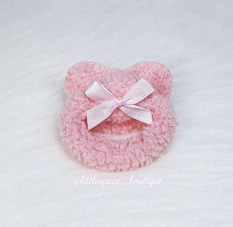 Bear Pacifier, Decoden Phone Cases, Bling Pacifier, Puppy Boy, Paci Clip, Pink Teddy Bear, Little Things Quotes, Pink Teddy, Cotton Buds