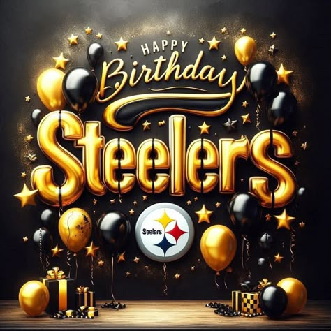 Pittsburgh Steelers Party Ideas, Steelers Birthday Party Ideas, Thanksgiving Quotes Friends, Steelers Happy Birthday, Happy Thanksgiving Quotes Friends, Steelers Images, 21st Birthday Cake Ideas, Steelers Wallpaper, Pittsburgh Steelers Wallpaper