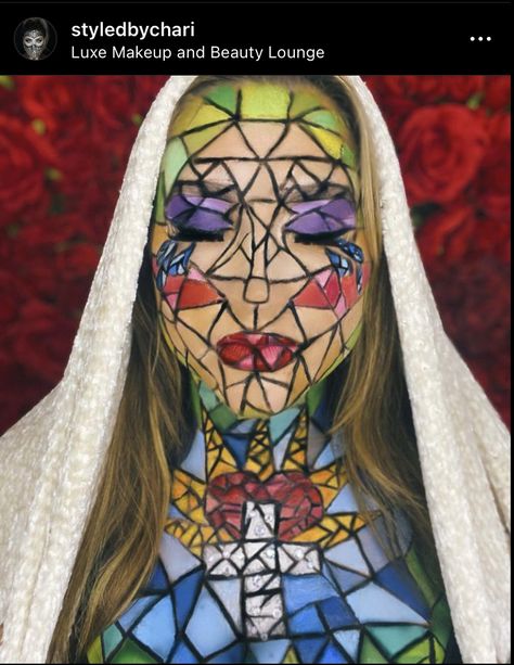 Stained Glass Makeup, Glass Makeup, Stained Glass, Stain, Makeup, Glass, On Instagram, Beauty, Instagram