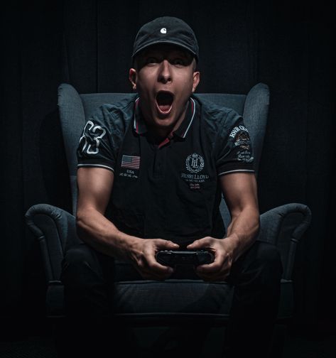 Esports Gaming Photoshoot, Gamer Portrait Photography, Gamer Reference, Gamer Portrait, Gaming Photoshoot, Gamer Photoshoot, Gamer Photo, Gaming Photography, Game Photography