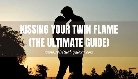 Kissing your Twin Flame (The Ultimate Guide) - Spiritual-Galaxy.com Twin Flame Kiss, Twin Flame First Kiss, Twin Flame Energy, Spiritual Couple Art Twin Flames, Twin Flame Chaser Stop Chasing, Are Twin Flames Real, Forms Of Energy, Romance Film, Sacred Sexuality Twin Flame