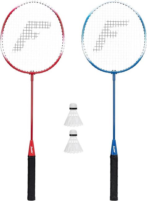 Amazon.com : Franklin Sports Badminton Racket + Birdie Set - Replacement Badminton Equipment for Kids + Adults - 2 Player Badminton Racket Set, Red/ White/ Blue : General Sporting Equipment : Sports & Outdoors Badminton Birdie, Badminton Equipment, Sports Badminton, Tool Bags, Badminton Racket, Sports Equipment, Birdy, Badminton, Red White Blue