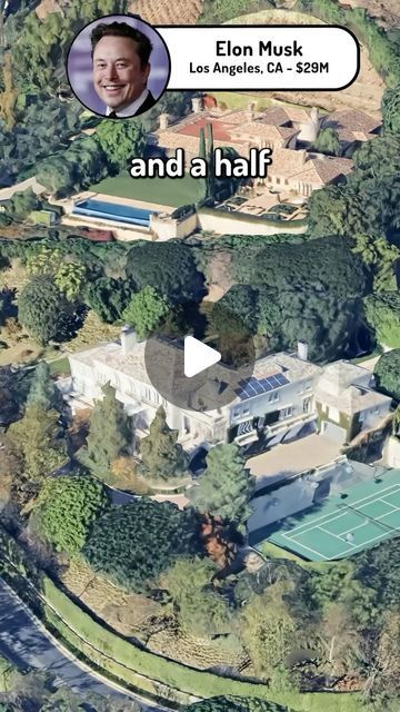 celebritieshomes on Instagram: "Elon Musk’s former house in California he sold for $29M in 2020 #elonmusk #tesla #spacex #starbase #foryoupage #foryou #fyp #house #mansion #realtor #realestate" Alon Musk, Elon Musk House, House In California, Tesla Spacex, House Mansion, California Homes, Elon Musk, Tesla, Mansion