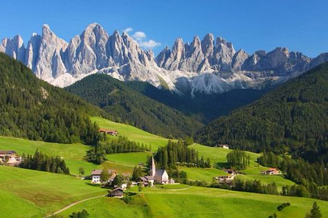 Italian Alps, The Dolomites, Ipad, Map, Green