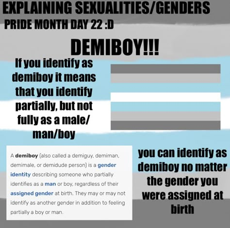 Demiboy Definition, Demiboy Names, Demigender Meaning, Demiboy Art, Demiboy Aesthetic, Lgbtq Meaning, Demiboy Flag, Demi Boy, Gender Spectrum