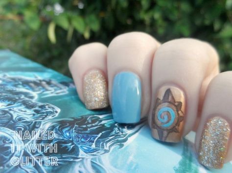 Geeky Humor, Geek Clothes, Cutie Mark, Nails Designs, Acrylic Nail Designs, Cosmetology, World Of Warcraft, Hair Dos, How To Do Nails