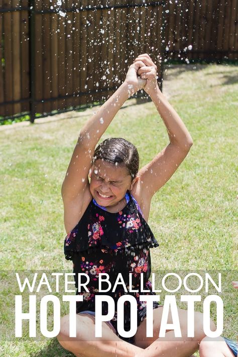 Fun Water Games, Water Balloon Games, Outdoor Water Games, Field Day Games, Birthday Games For Adults, Summer Camp Games, Balloon Games, Sports Games For Kids, Hot Potato