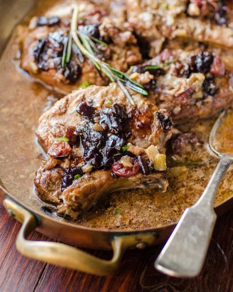 Recipe: Slow Cooker Cranberry Pork Chops | Kitchn Cranberry Pork Chops, Cranberry Pork, Recipe Slow Cooker, Cooking Pork Chops, Slow Cooker Pork Chops, How To Cook Pork, Slow Cooker Dinner, Slow Cooker Pork, Make Ahead Meals