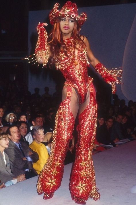 garrett on Twitter: "thierry mugler spring 1992… " Virgos Groove Outfit, Western Couture, Estilo Madison Beer, Thierry Mugler, Moda Vintage, Stage Outfits, New Classic, Mode Inspiration, Looks Vintage