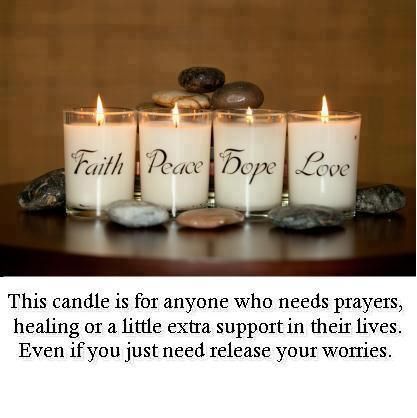 Faith,Peace,Hope and Love candles.. God Positive Quotes, Candle Sayings Quote, Candle Sayings, Life Inspiration Quotes, Beyond Blessed, Quotes Faith, Hard To Say Goodbye, Candle Magick, Mood Lights