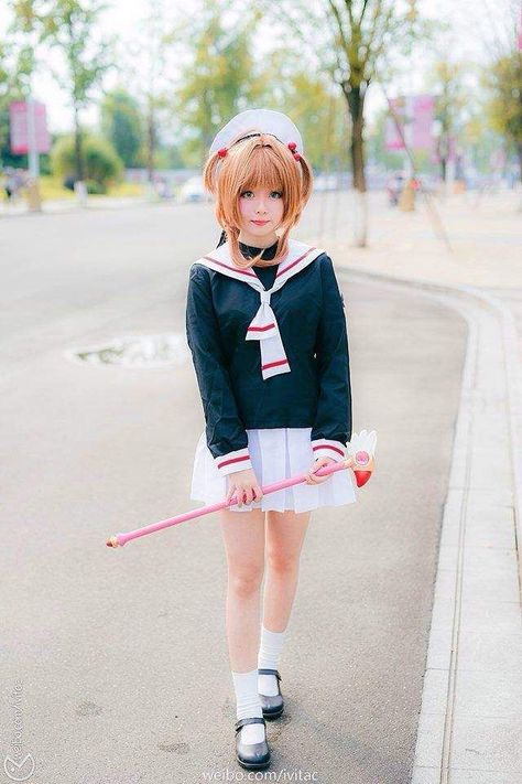 Sakura Card Captor Cosplay Sakura, Sakura Cosplay, Sakura Card Captor, Sakura Kinomoto, Sakura Card, Card Captor